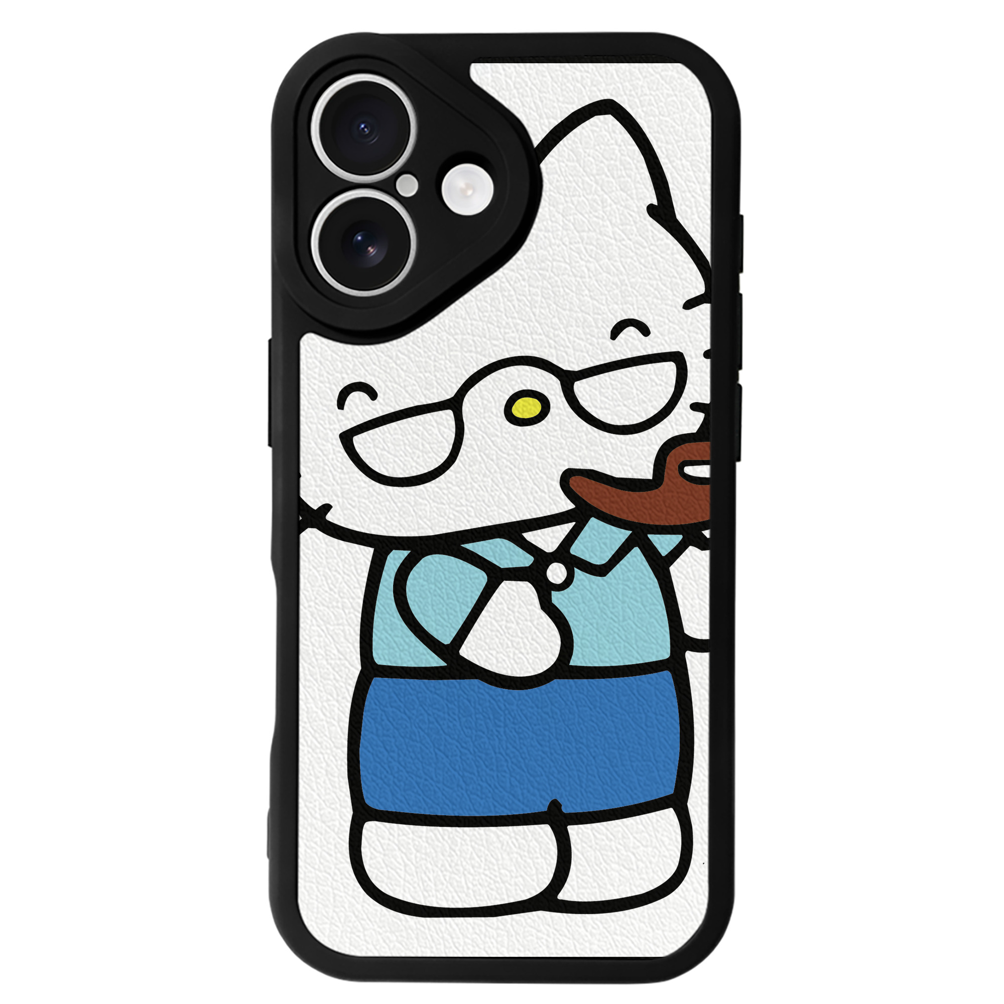 （画像用） Hello Kitty ハローキティ 【iPhone 16シリーズ対応】シリコンスマホケース（レザー調） 材質：シリコン